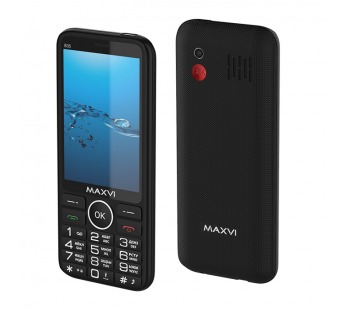 Мобильный телефон MAXVI B35 Black (3,5"/1,3МП/2500mAh)#1872683