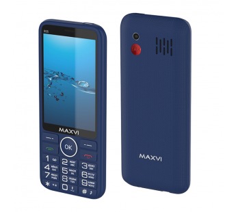 Мобильный телефон Maxvi B35 Blue (3,5"/1,3МП/2500mAh)#1872688