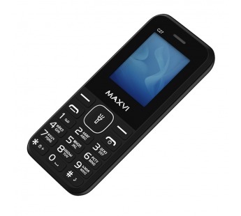 Мобильный телефон Maxvi C27 Black (1,77"/0,3МП/600mAh)#1872576