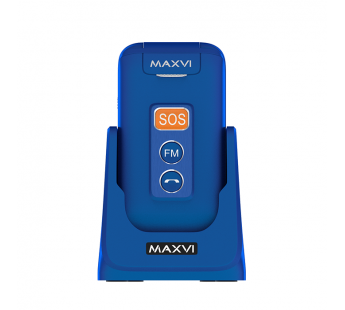 Мобильный телефон Maxvi E5 Blue раскладушка (2,4"/1,3МП/1500mAh)#1872502