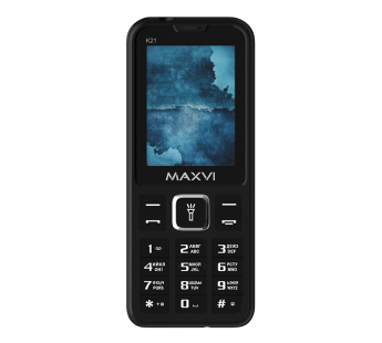 Мобильный телефон Maxvi K21 Black (2,4"/0,5МП/1400mAh)#1872432