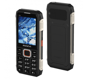 Мобильный телефон MAXVI T12 Black (2,8"/0,3МП/2500mAh)#1872254