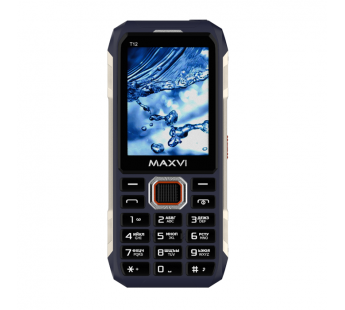 Мобильный телефон MAXVI T12 Blue (2,8"/0,3МП/2500mAh)#1872358