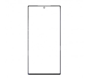 Стекло для переклейки Samsung Galaxy S23 Ultra (S918B) в сборе с OCA пленкой Черный - OR (Mitsubishi)#1875640