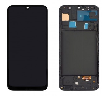 Дисплей для Samsung A505F/A507F Galaxy A50/A50s в рамке + тачскрин (черный) (OLED)#1959889
