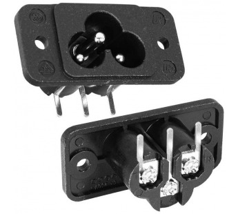 Штекер питания для ноутбука на корпус, с фланцами С-6#2064958