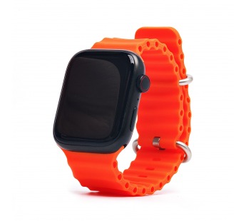 Ремешок - ApW26 Ocean Band Apple Watch 42/44/45/49мм силикон (orange) (217826)#1876654