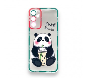 Чехол Samsung A14 4G/Samsung A14 5G (2023) (Full Camera/Панда) Силикон Прозрачный 1.5mm#2099994