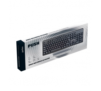 Клавиатура Perfeo "PUSH" стандартная, USB, чёрн#1874040