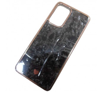 Чехол силикон-пластик Samsung A33 цветной гранит черный#1915227