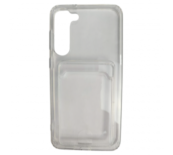 Чехол силиконовый Samsung S23 Plus с визитницей прозрачный#2134074