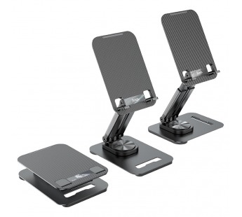 Держатель настольный Hoco PH48 Fun dual (black) (215788)#1875270