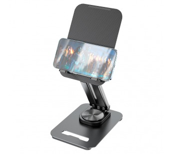 Держатель настольный Hoco PH48 Fun dual (black) (215788)#1875271