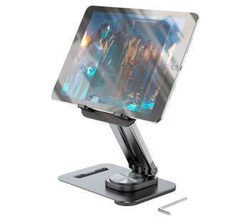 Держатель настольный Hoco PH48 Fun dual (black) (215788)#1875272