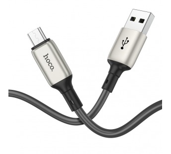 Кабель USB - micro USB Hoco X66 100см 2,4A (gray) (215756)#1875245