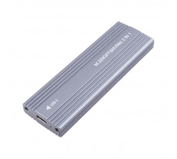 Внешний корпус для жесткого диска M.2 NGFF/NVME (Type-C, USB C/3.1 алюминий) Серый#2135132