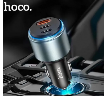 Автомобильное зарядное устройство USB/Type-C Hoco NZ9 (95W, QC3.0, PD, 2Type-C, 1USB) Черный#1877942