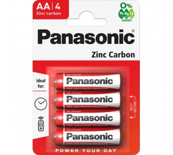 Элемент питания PANASONIC R6 Zinc Carbon (4 бл) (48/240)#1880275