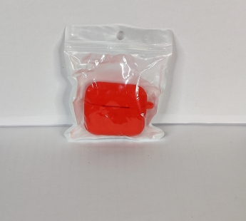 Чехол для Airpods 3 Silicone case, с карабином, красный#1881075