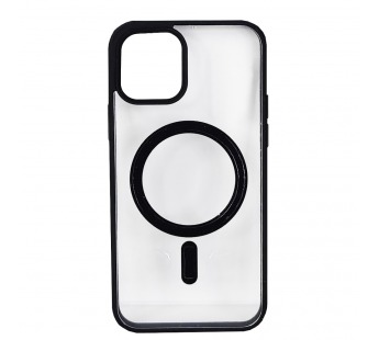 Чехол для iPhone 12 Pro Max Magsafe, Black/черный, в упаковке#1927329