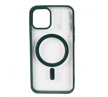 Чехол-накладка для iPhone 12/12 Pro Magsafe, Forest Green/хаки, в упаковке#1880649