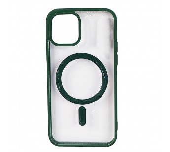 Чехол-накладка для iPhone 14 Magsafe, Forest Green/хаки, в упаковке#1880644