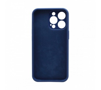 Чехол силиконовый iPhone 13 Pro Silicone Case NEW с лого (защита камеры) (020) синий#1986816