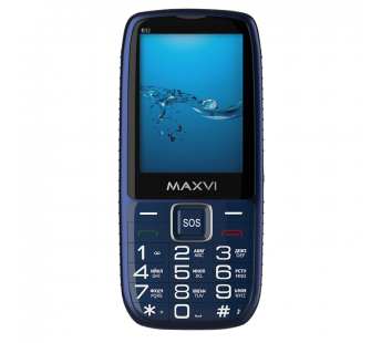 Мобильный телефон MAXVI B32 Blue (3,2"/1,3МП/2000mAh)#1880734