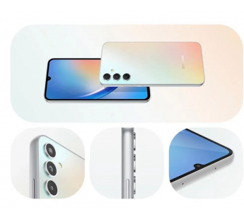 Смартфон Samsung A346 Galaxy A34 5G 8Gb/128Gb Серебро (6,6"/48МП/NFC/4G/IP67/5000mAh)*#1881651