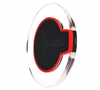 ЗУ Сетевое Беспроводное QI Wireless Fantasy Glass (повр. уп.) (black) (219344)#1883676