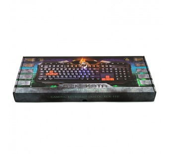 Клавиатура Dialog KGK-11U Gan-Kata мембранная игровая USB (повр. уп.) (black) (219303)#1882533