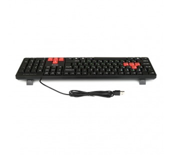 Клавиатура Dialog Standart KS-030U мембранная USB (повр. уп.) (black/red) (219308)#1882850