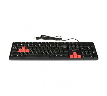 Клавиатура Dialog Standart KS-030U мембранная USB (повр. уп.) (black/red) (219308)#1882849