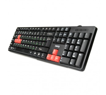 Клавиатура Dialog Standart KS-030U мембранная USB (повр. уп.) (black/red) (219308)#1882848