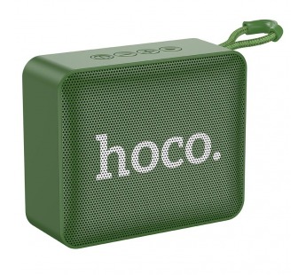 Портативная колонка Hoco BS51 (Bluetooth/USB/TF/AUX/FM) зеленая#1884185