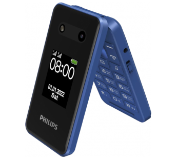 Мобильный телефон Philips E2602 Blue раскладушка (2,8"/0,3МП/1800mAh)#1884157
