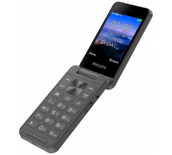 Мобильный телефон Philips E2602 Dark Gray раскладушка (2,8"/0,3МП/1800mAh)#1884154