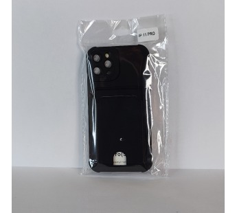 Чехол для iPhone 11 Pro с отделением для карт Card Case черный#1886659