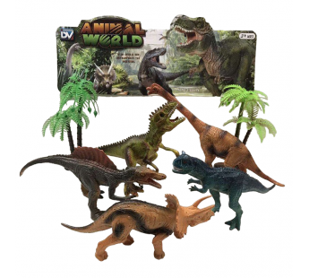Набор "Динозавры" 552-265 (5шт) в пакете, шт#1901149
