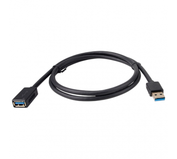 Кабель удлинительный USB 3.0 (M) - USB 3.0 (F) (1,5 м) Черный#2109176