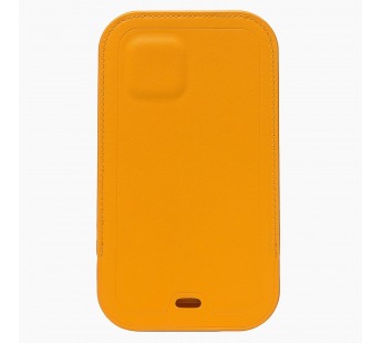 Чехол-конверт - SM001 кожаный SafeMag для "Apple iPhone 12 Pro Max" (повр. уп.) (golden oran(219392)#1885278