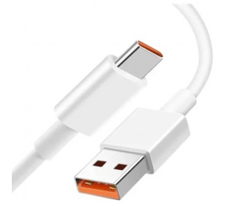 Кабель USB - Type-C для Xiaomi (6A, 120W, чип Turbo Charger) (тех.упак.) Белый - OR#2084691