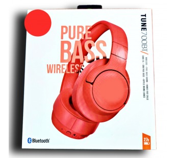Наушники Bluetooth накладные с микрофоном 700BT, цвет красный#1960854