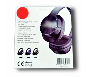 Наушники Bluetooth накладные с микрофоном J27, цвет черный#1888926