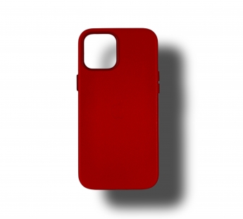 Чехол для iPhone 12 Pro Max кожаный Magsafe, красный#1886061