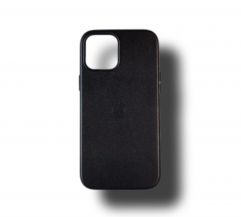 Чехол для iPhone 12 Pro Max кожаный Magsafe, черный#1886070