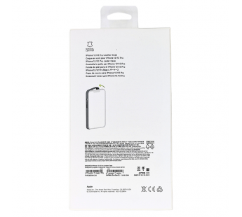 Чехол для iPhone 12 Pro кожаный Magsafe, синий#2031016