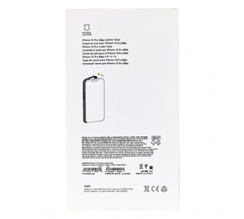 Чехол для iPhone 13 Pro Max кожаный Magsafe, синий#2031082