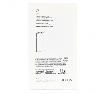 Чехол для iPhone 13 Pro кожаный Magsafe, черный#2031077