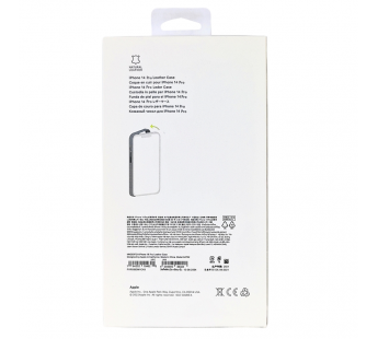 Чехол для iPhone 14 Pro кожаный Magsafe, черный#2031050